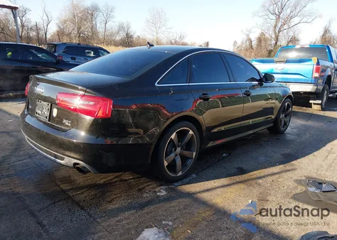 2013 Audi A6 3.0T Premium z USA, uszkodzony, nr VIN WAUHGAFCXDN120965